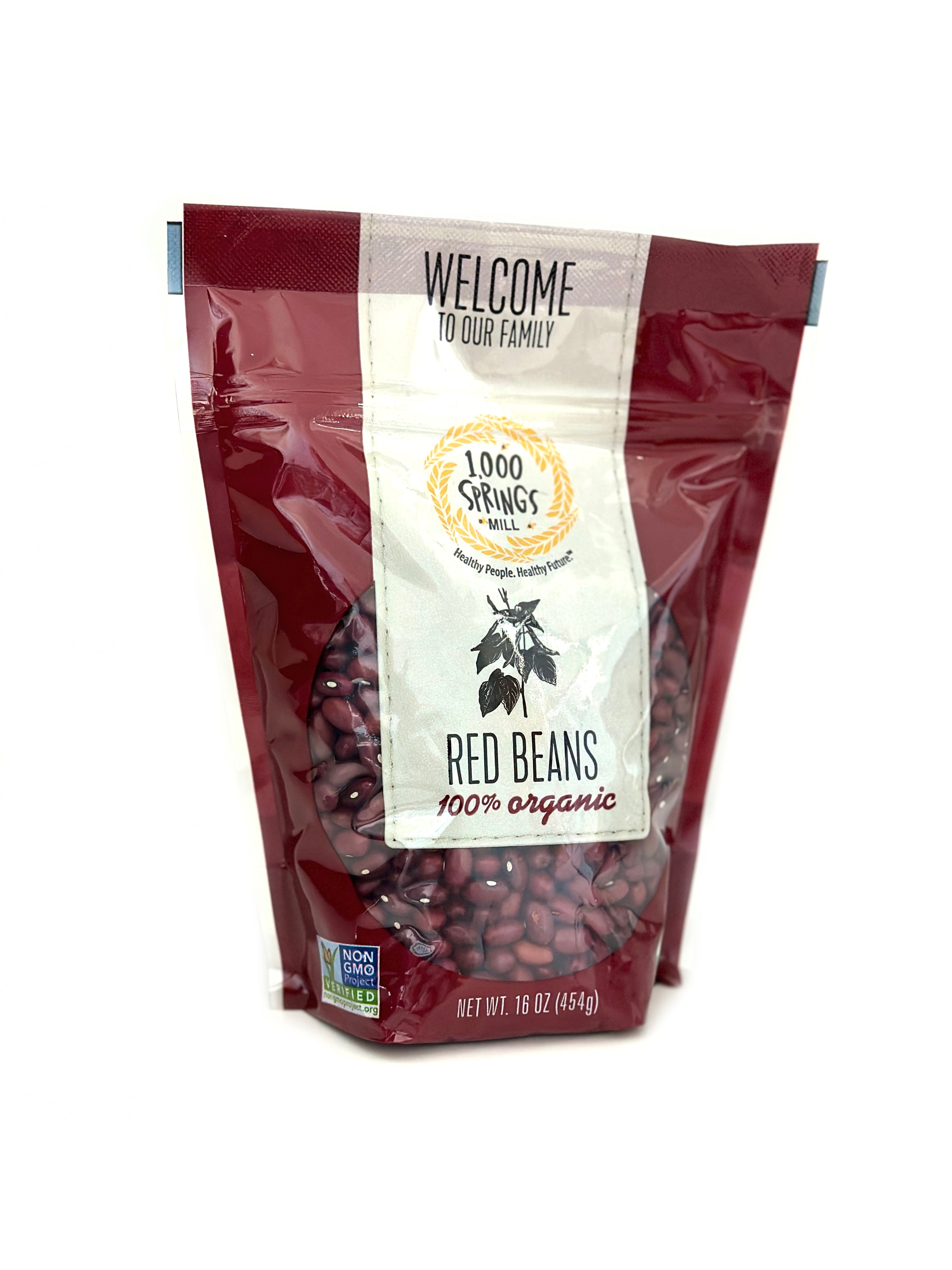 Organic Red Beans – 1000 Springs Mill